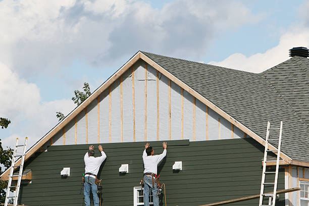Professional Emergency Siding Repair technician working in Granville, WV